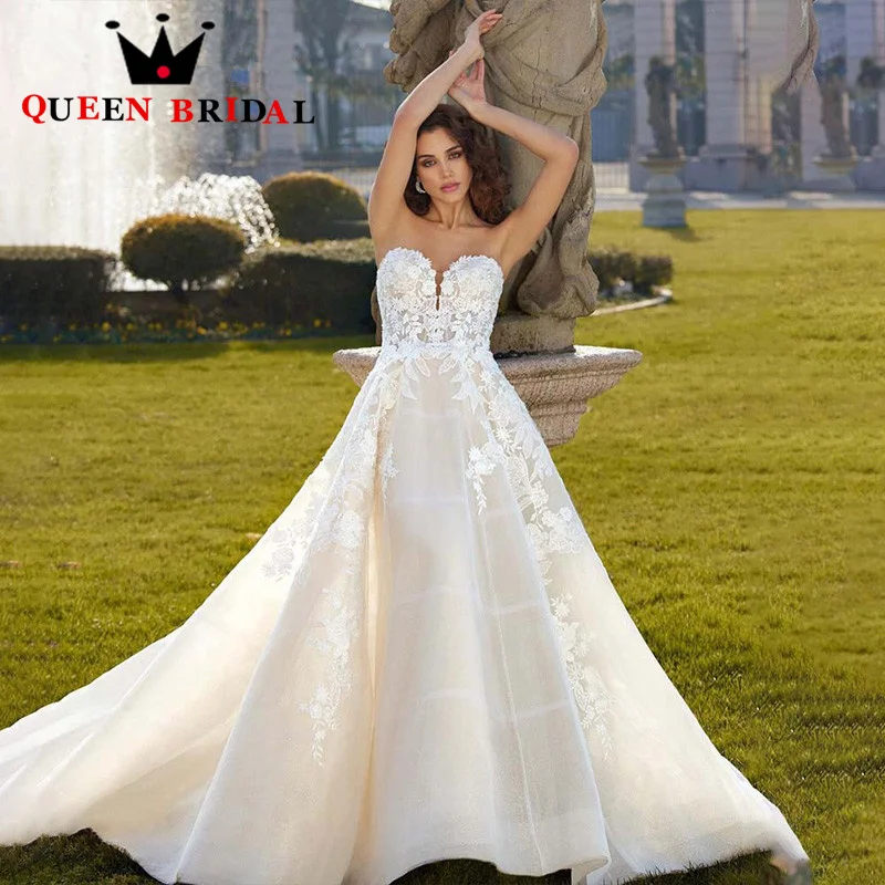 Classic A Line Lace Appliques Wedding Dresses Floor-Length Sweetheart 2023 New Bridal Gown Vestido De Noiva Custom M01Q
Classic A Line Lace Appliques Wedding Dresses Floor-Length Sweetheart 2023 New Bridal Gown Vestido De Noiva Custom M01Q