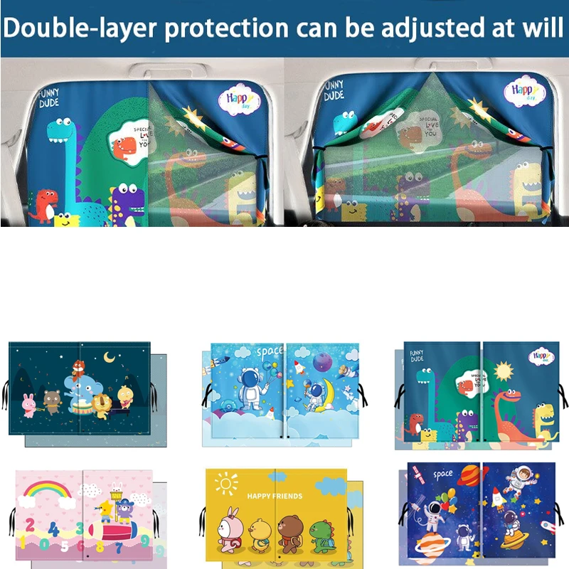 Magnetic Cartoon Car Curtain Car Side Gear Sunshade Car Side Window Visor for Children Sun Protection Heat Insulation Sun Blind
Magnetic Cartoon Car Curtain Car Side Gear Sunshade Car Side Window Visor for Children Sun Protection Heat Insulation Sun Blind