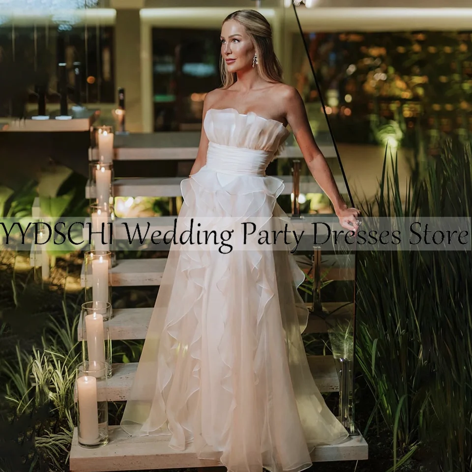

2024 Sweetheart Wedding Dress Illusion Classic Bridal Gowns Strapless White/Ivory Ball Gown Luxury For Women vestidos de novia