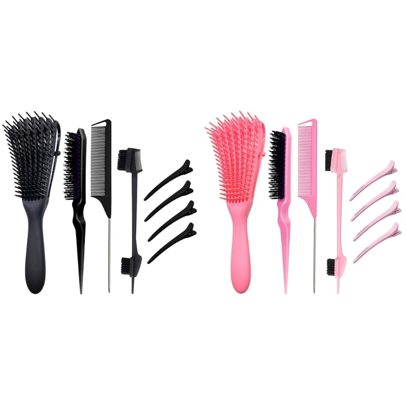 Q1QD Convenient Detangling Brush Set Curly Hair Brush Styling Tools for Woman and Man
Q1QD Convenient Detangling Brush Set Curly Hair Brush Styling Tools for Woman and Man