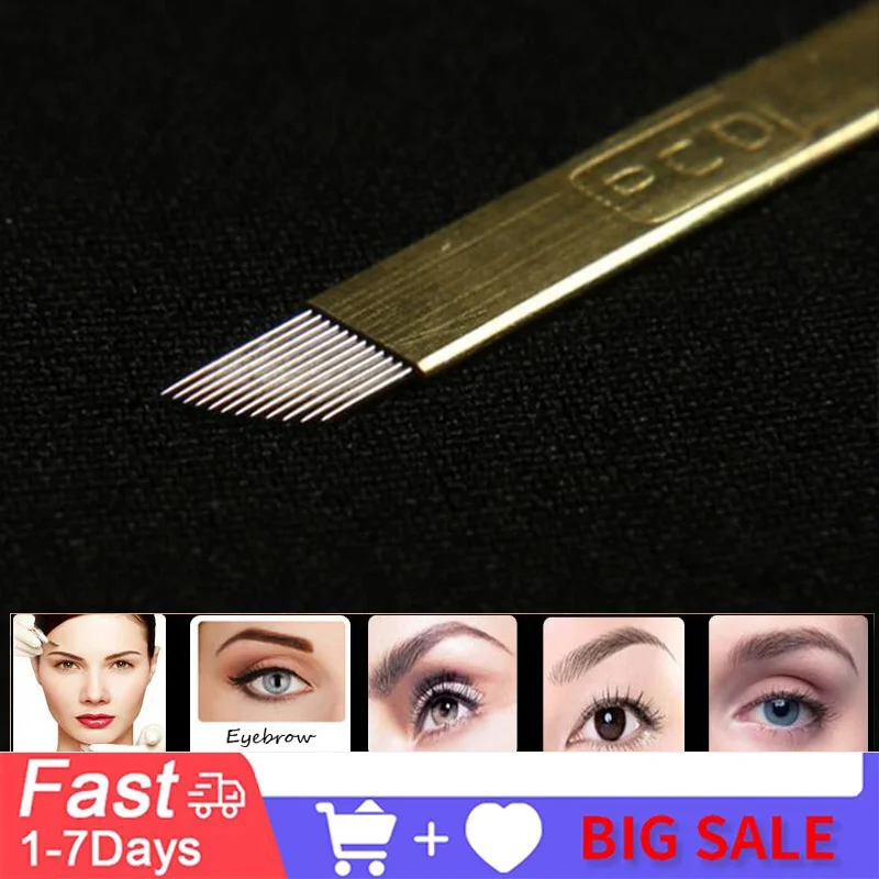 Microblading PCD Needles Permanent Makeup Eyebrow Tatoo Needles Lips Blade Needles Laminas Agulhas Tebori 50pcs Beauty Health
Microblading PCD Needles Permanent Makeup Eyebrow Tatoo Needles Lips Blade Needles Laminas Agulhas Tebori 50pcs Beauty Health