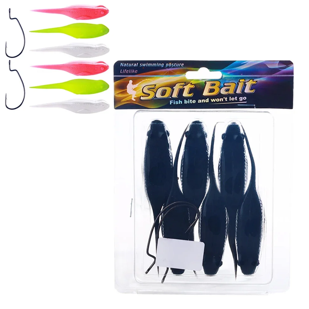 6Pcs Soft Fishing Lures Bass PVC Spoon Fishing Gear Baits For Outdoor Freshwater Saltwater Beginners 10cm / 13g
6Pcs Soft Fishing Lures Bass PVC Spoon Fishing Gear Baits For Outdoor Freshwater Saltwater Beginners 10cm / 13g
