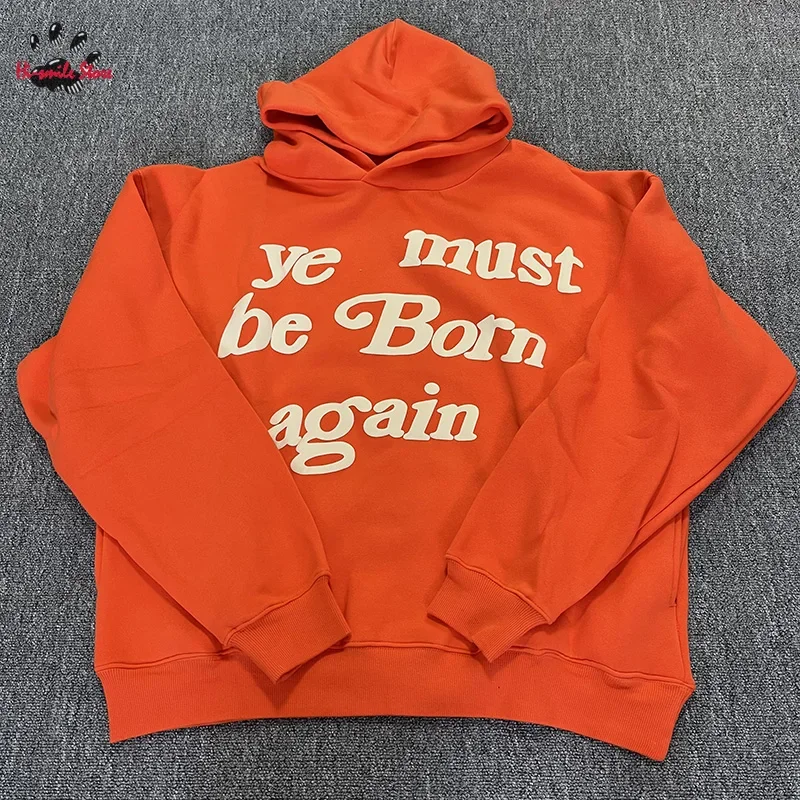 

Best Quality 24FW Kanye West CPFM.XYZ Sweatshirts Pullover Men Woman 1:1 Fashion Letter Foam LOGO Ye Must Be Born Again Hoodies