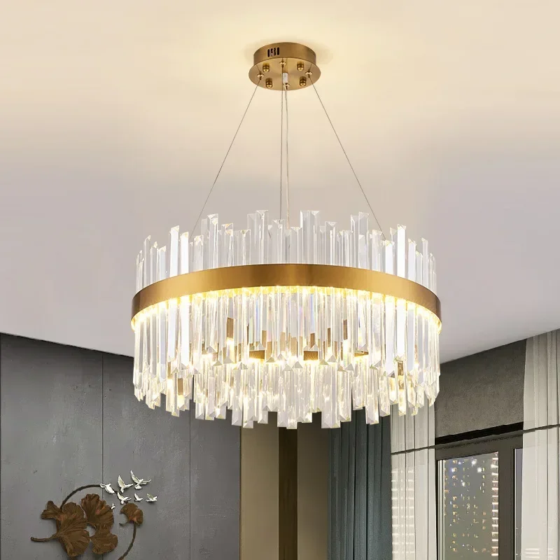 Modern Living Room Dining Room Crystal Pendant Lamp Simple Creative Bedroom Nordic Chandelier Designer Luxury LED Light Fixtures
Modern Living Room Dining Room Crystal Pendant Lamp Simple Creative Bedroom Nordic Chandelier Designer Luxury LED Light Fixtures