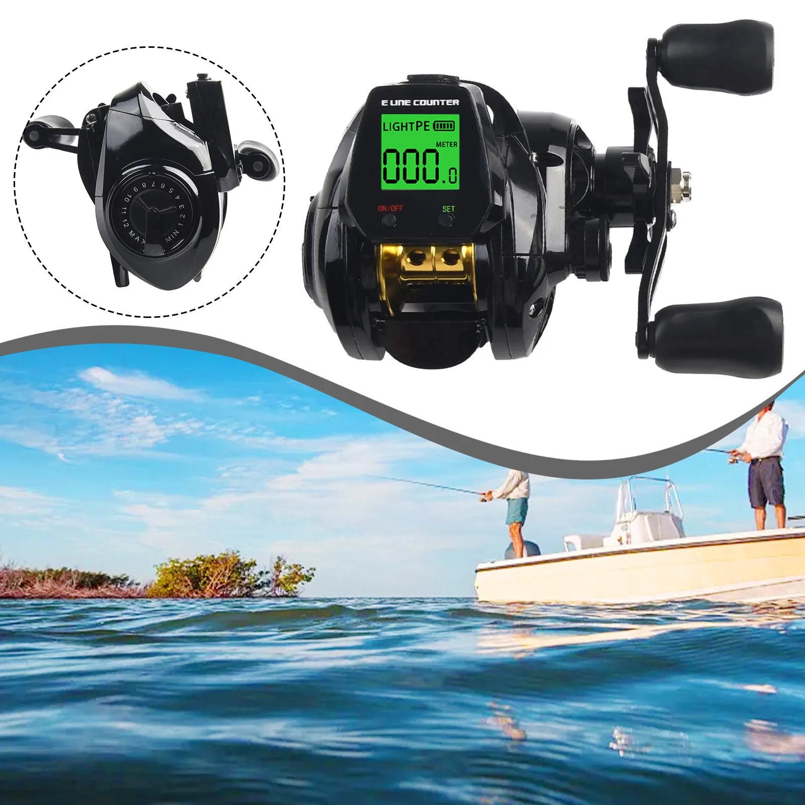 1x Fishing Reel Spool Brake 7.2:1 Lure Reel Magnetic Brake Bait Casting Bite Alarm Digital Fishing Baitcasting Reel Line Counter
1x Fishing Reel Spool Brake 7.2:1 Lure Reel Magnetic Brake Bait Casting Bite Alarm Digital Fishing Baitcasting Reel Line Counter