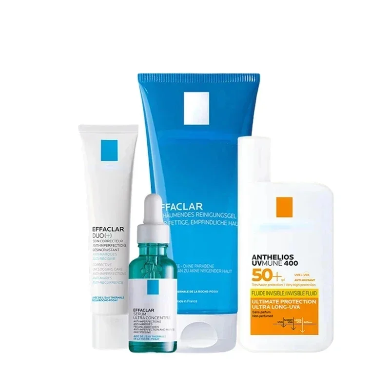 

Roche Posay Effaclar Oil Control Acne-removing Gel Cleanser Effaclar Serum Moisturizing Anti-aging Sunscreen SPF50 Skin Care