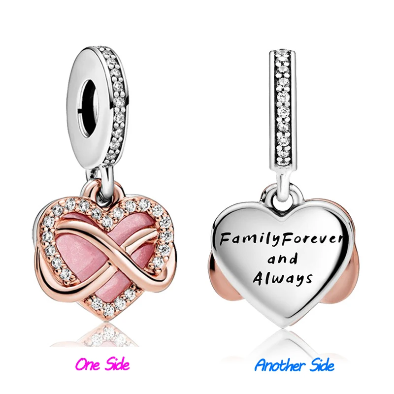 Fit Pandora Sparkling Infinity Heart Dangle Charms Bracelet for Women Jewelry Accessories DIY Family Forever Always Love Pendant
Fit Pandora Sparkling Infinity Heart Dangle Charms Bracelet for Women Jewelry Accessories DIY Family Forever Always Love Pendant
