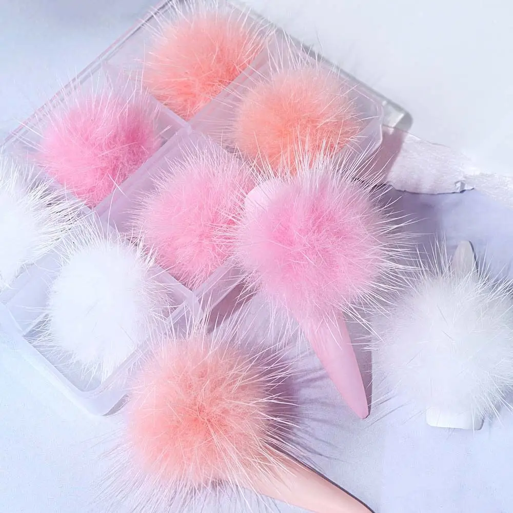 6Pcs/set Nail Art Fluffy Pom Art Charms Removable 3D Nail Plush Fur Balls with Magnetic Base Pompom Ball
6Pcs/set Nail Art Fluffy Pom Art Charms Removable 3D Nail Plush Fur Balls with Magnetic Base Pompom Ball