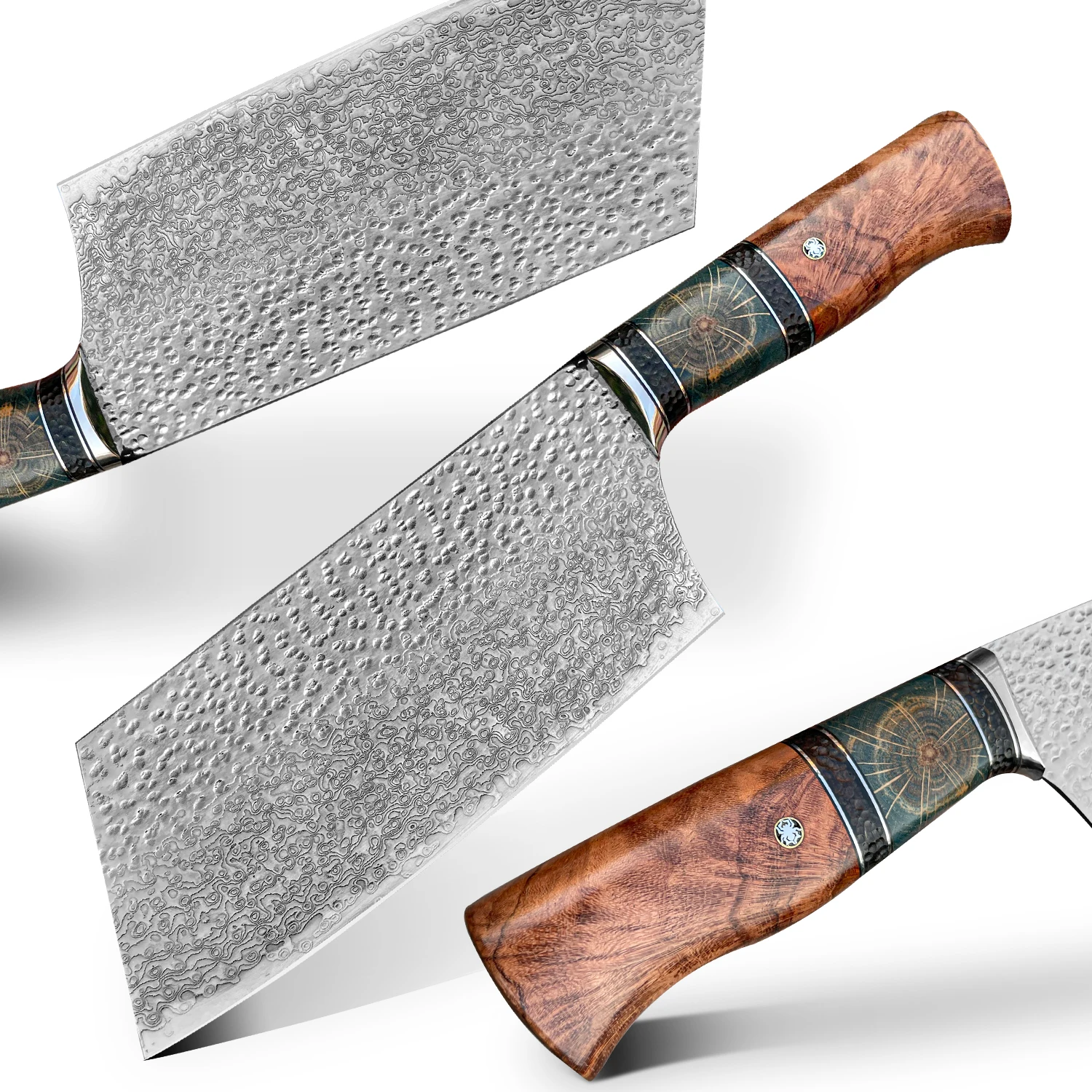 FZIZUO 6.9" VG10 Damascus Steel Chinese Chopping Knife Ba Huaying Wooden Handle Chef's Knife Cleaver Kitchen Cooking Tools
FZIZUO 6.9" VG10 Damascus Steel Chinese Chopping Knife Ba Huaying Wooden Handle Chef's Knife Cleaver Kitchen Cooking Tools