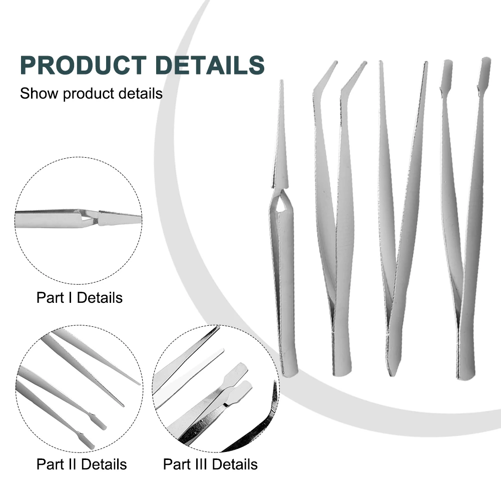 4pcs Precise Tweezers Kits Stainless Steel Size 112-120mm For Gripping Assembly Precision Tools Parts Accessories Repair Tool
4pcs Precise Tweezers Kits Stainless Steel Size 112-120mm For Gripping Assembly Precision Tools Parts Accessories Repair Tool