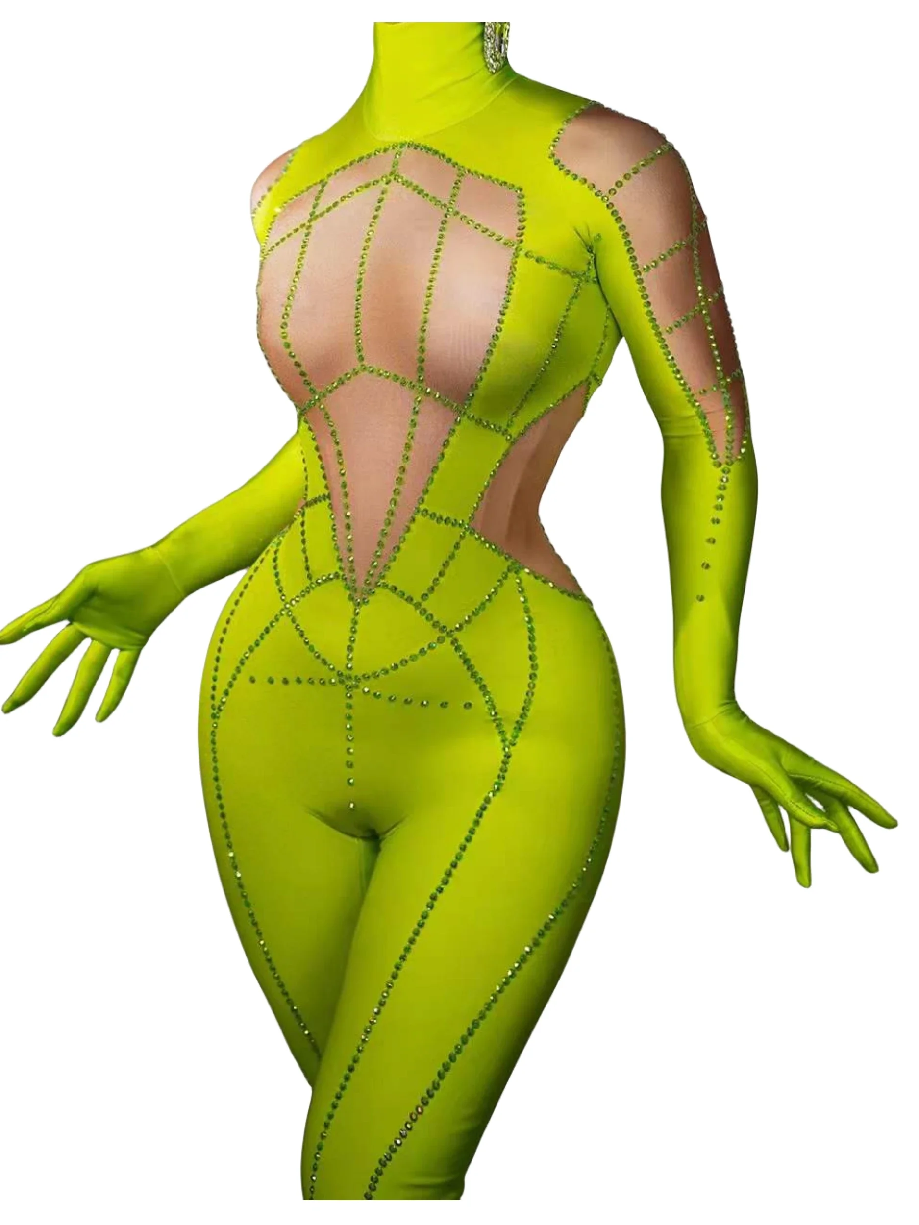 Stretch Spandex Women Pole Dance Jumpsuits Stage Clubwear Night Club One Piece Drag Queen Bodysuits Sexy DJ DS Halloween Outfit
Stretch Spandex Women Pole Dance Jumpsuits Stage Clubwear Night Club One Piece Drag Queen Bodysuits Sexy DJ DS Halloween Outfit