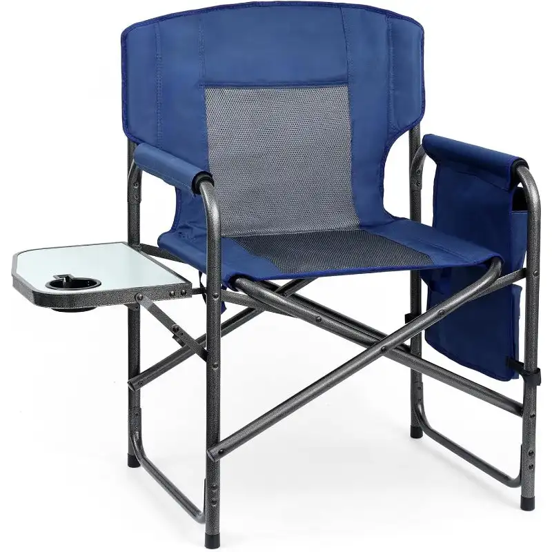 Directors Chair, Camping Chairs for Adults, Heavy Duty Camping Chairs with Side Table, Lawn Chairs Side Pockets Carry Straps
Directors Chair, Camping Chairs for Adults, Heavy Duty Camping Chairs with Side Table, Lawn Chairs Side Pockets Carry Straps