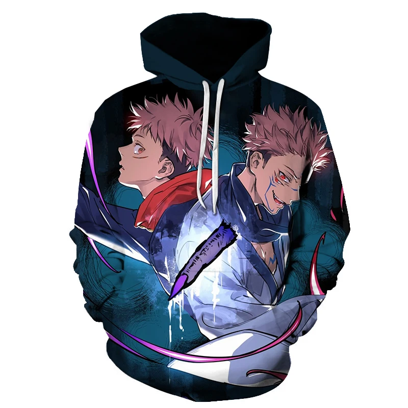 Men Women Anime Sweatshirt Hip Hop Hoodies Jujutsu Kaisen Casual Hoodie Pullover Clothes Oversized Sweatshirts Long Sleeve
Men Women Anime Sweatshirt Hip Hop Hoodies Jujutsu Kaisen Casual Hoodie Pullover Clothes Oversized Sweatshirts Long Sleeve