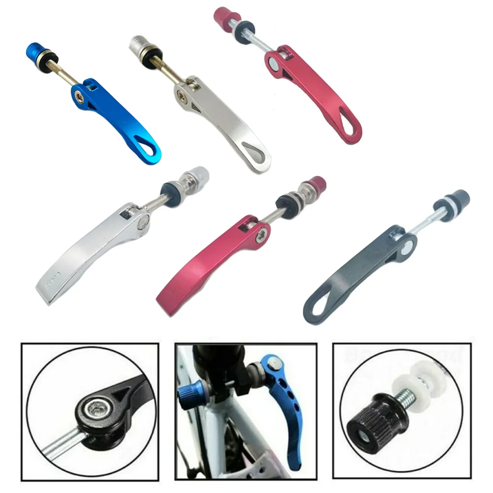 MTB Bike Bicycle Quick Release Seat Post Seatpost Clamp Bolt Binder Skewer Rod Hole Free Cycling Parts Accessories 
MTB Bike Bicycle Quick Release Seat Post Seatpost Clamp Bolt Binder Skewer Rod Hole Free Cycling Parts Accessories
