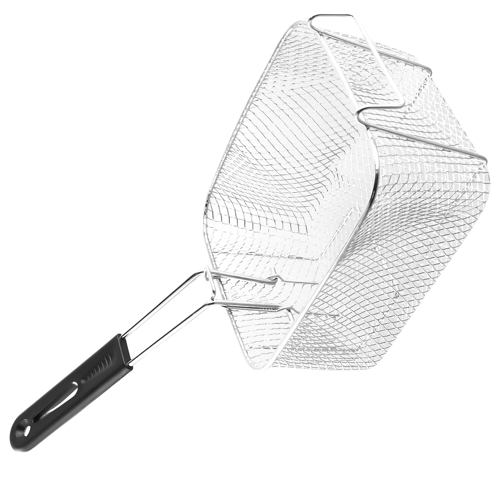 Fried Sieve Fry Basket Strainer Silver Stainless Steel 20.5 × 18.5 × 10.5cm Fried Frame Nickel Plated Plastic Handle
Fried Sieve Fry Basket Strainer Silver Stainless Steel 20.5 × 18.5 × 10.5cm Fried Frame Nickel Plated Plastic Handle