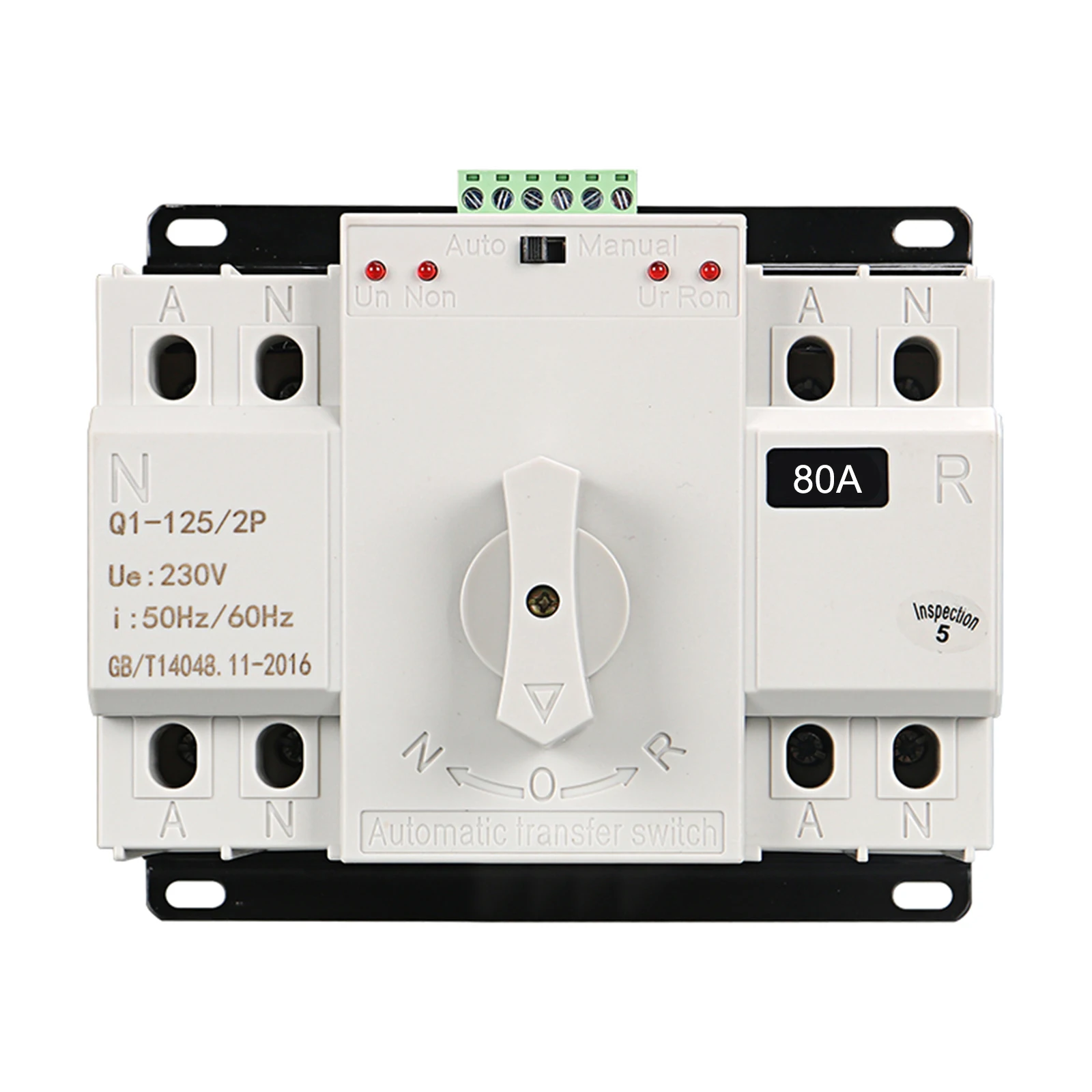 

Power Switch Mains Switch 125A/100A/80A 2P/4P Pole Automatic Transfer Switch Dual Power Millisecond Switching Brand New