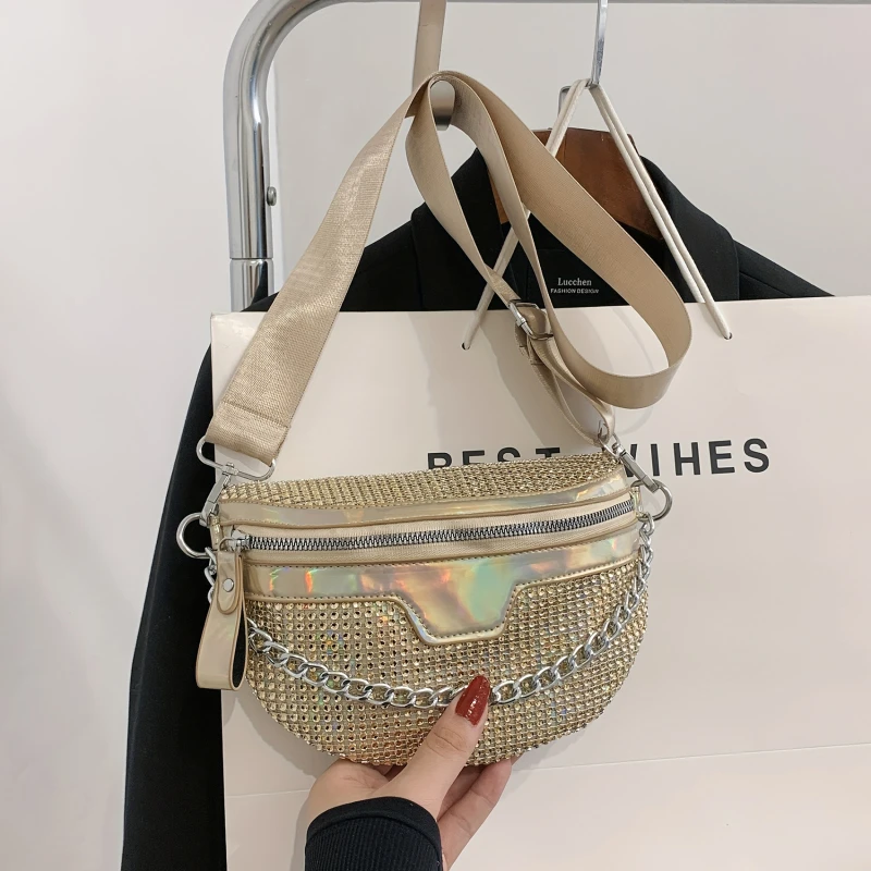 Women Funny Pack Diamond Waist Belt Bag Luxury Designer Shoulder Bags For Women Fashion Handbag Chain Chest Pack Crossbody Bags
Women Funny Pack Diamond Waist Belt Bag Luxury Designer Shoulder Bags For Women Fashion Handbag Chain Chest Pack Crossbody Bags