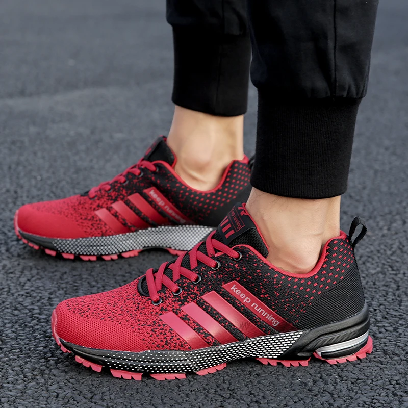 Men Running Shoes Free Shipping Mesh Lightweight Outdoor Sports Lace-up Sneakers Big Size Fashion Tennis Shoes for Men and Women
Men Running Shoes Free Shipping Mesh Lightweight Outdoor Sports Lace-up Sneakers Big Size Fashion Tennis Shoes for Men and Women
