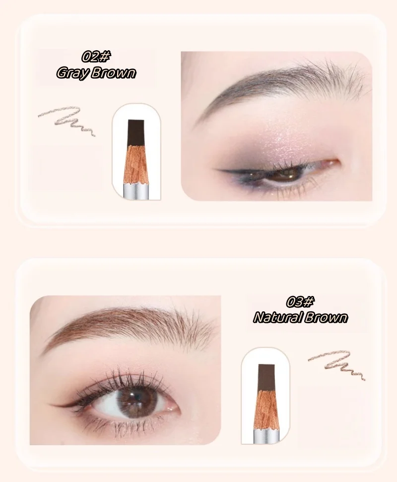 Hard Eyebrow Pen Brow Enhancers Pencil Waterproof Easy To Wear Long Lasting Eye Brow Definer Eyes Makeup Applicator Beauty Tool 18 S59a3b447657346b2b6461999bcbea51fT