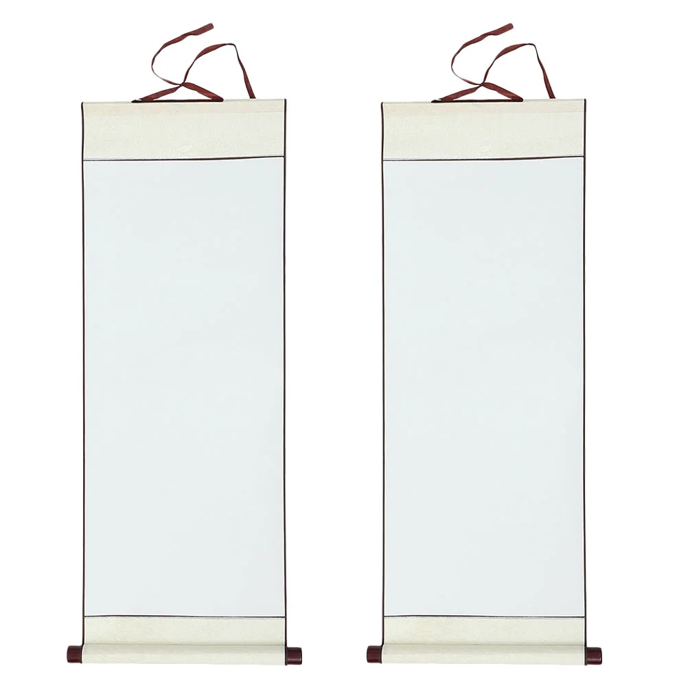 Пустые Подвесные свитшоты фотообои из бумаги Xuan 2 шт. для китайской каллиграфии Kanji Sumi 
Пустые Подвесные свитшоты фотообои из бумаги Xuan 2 шт. для китайской каллиграфии Kanji Sumi