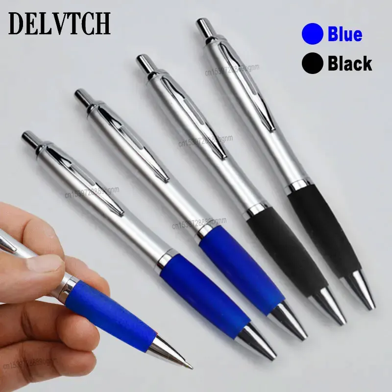 

10/20/30/50Pcs Set Retractable Ballpoint Pen 1.0mm Tip Blue Black Ink Business Signature Ball Pen Office Writing Stationery Gift