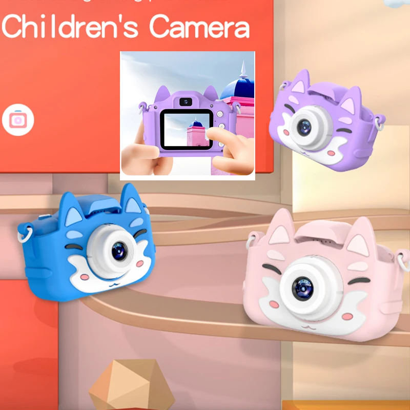 Kids Children Camera Mini Digital Camera 1080P HD Screen Camera Video Camera 2000 Million Pixel Outdoor Toy Gifts for Birthday
Kids Children Camera Mini Digital Camera 1080P HD Screen Camera Video Camera 2000 Million Pixel Outdoor Toy Gifts for Birthday