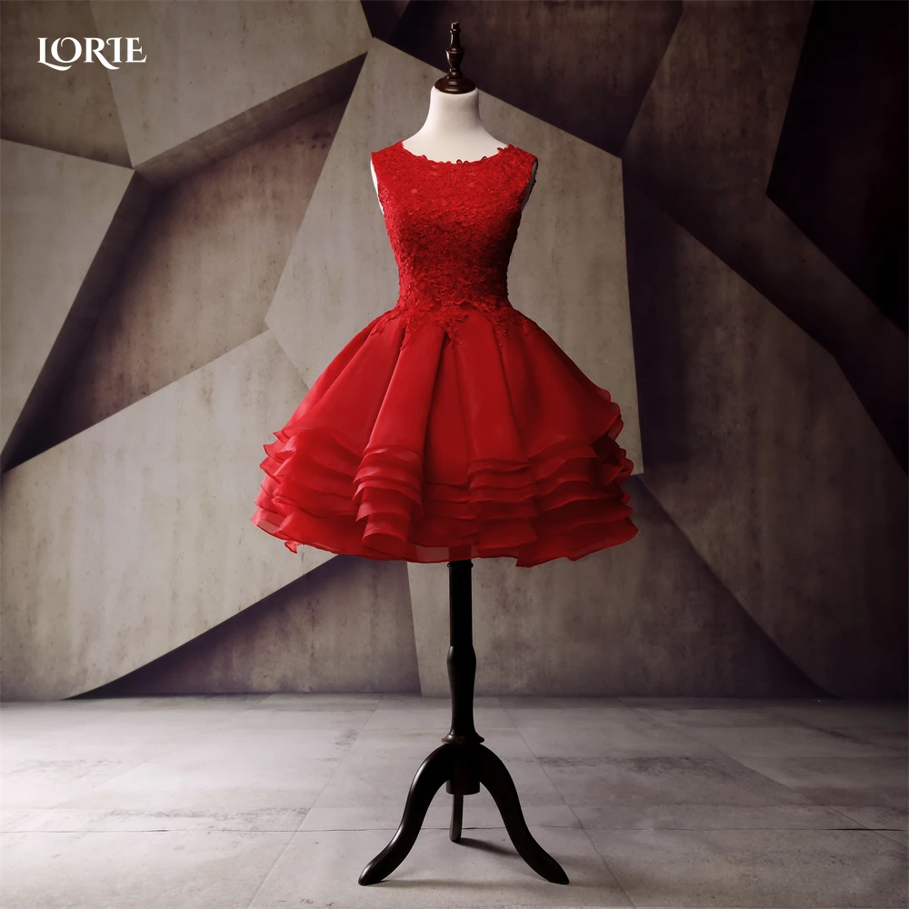 LORIE Red Mini Lace Wedding Dresses 2022 Appliques Buttons A-Line Prom Bridal Gowns Tiered Ruffles O-Neck Pageant Bride Dress
LORIE Red Mini Lace Wedding Dresses 2022 Appliques Buttons A-Line Prom Bridal Gowns Tiered Ruffles O-Neck Pageant Bride Dress