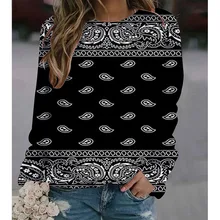 Sweatshirts Women Bandana Pattern Print Hoodie Loose All-match Vintage Oversized Hoodies Harajuku Pullover Clothes for Woman
Sweatshirts Women Bandana Pattern Print Hoodie Loose All-match Vintage Oversized Hoodies Harajuku Pullover Clothes for Woman