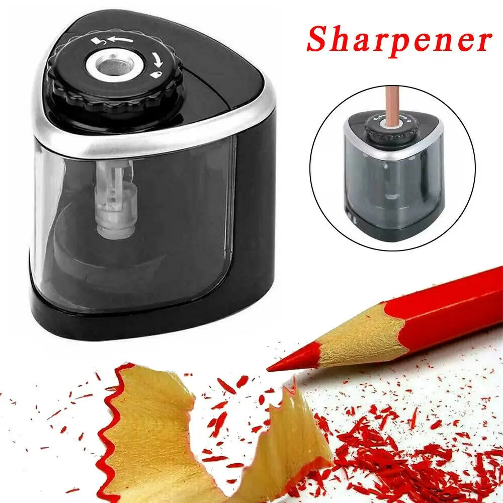 

Office Classroom Stationery Battery Operated Steel Automatic Sharpeners Pen sharpener Electric Sharpener Pencil Sharpener