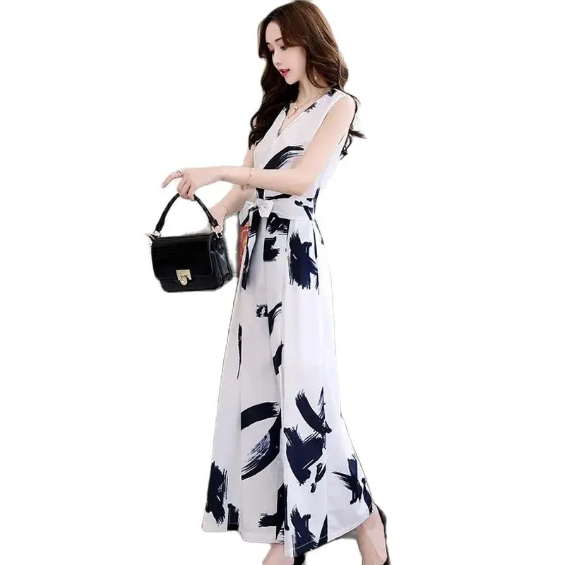2023 Chiffon Casual Bib Suit Women's Spring And Summer New Printing Fashion Temperament Slim Ladies Drape Wide-leg Jumpsuit Tide
2023 Chiffon Casual Bib Suit Women's Spring And Summer New Printing Fashion Temperament Slim Ladies Drape Wide-leg Jumpsuit Tide