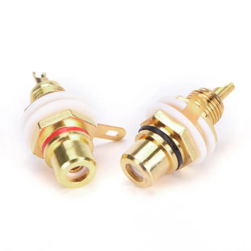 Female RCA Jack Connector Socket Red Black Mount Zinc alloy Chassis Panel 10PCS High Quality Hot Sale practical
Female RCA Jack Connector Socket Red Black Mount Zinc alloy Chassis Panel 10PCS High Quality Hot Sale practical