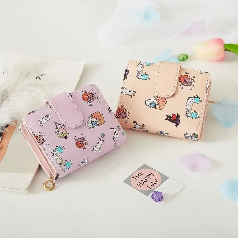 Wallets Women Cartoon Printed Money Bags Womens Cute Pink Kawaii Mini Bags Coin Purse Card Holder Fashion Girls Foldable New
Wallets Women Cartoon Printed Money Bags Womens Cute Pink Kawaii Mini Bags Coin Purse Card Holder Fashion Girls Foldable New