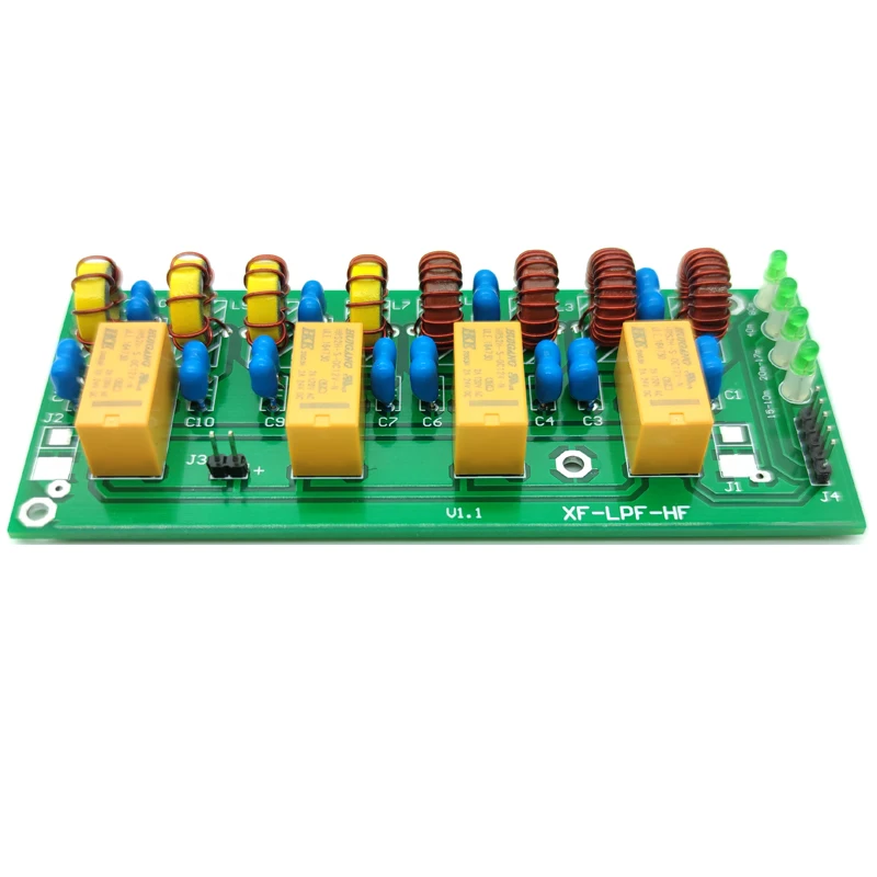100W Short Wave Radio Power Amplifier Low-pass Filter LPF HF Low Pass LPF 3.5Mhz-30Mhz DC 12V Diy Kit Assembled
100W Short Wave Radio Power Amplifier Low-pass Filter LPF HF Low Pass LPF 3.5Mhz-30Mhz DC 12V Diy Kit Assembled