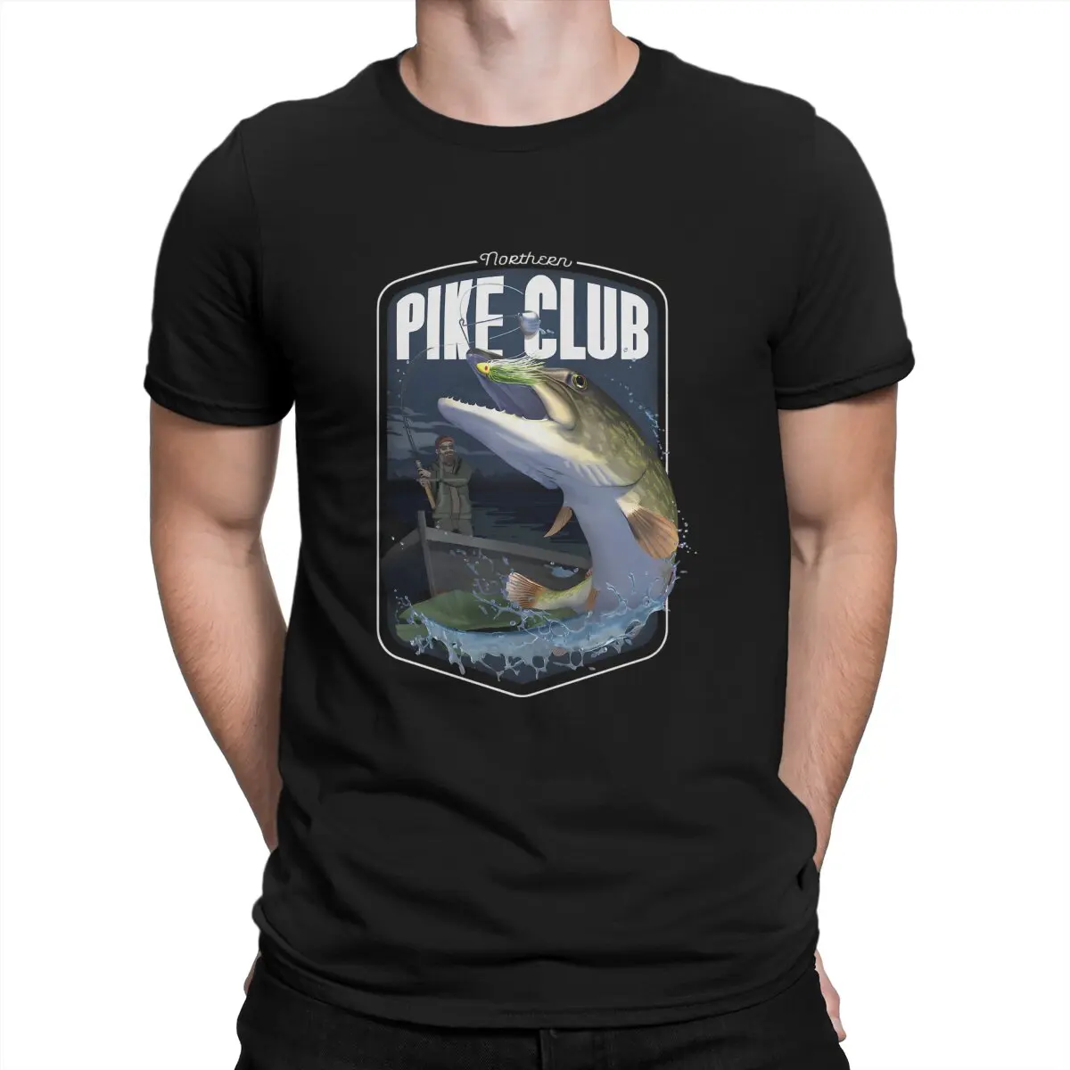 Men's Northern Fisherman T Shirts Pike Hunter Fish Pure Cotton Clothes Novelty Short Sleeve Round Collar Gift Idea T-Shirts
Men's Northern Fisherman T Shirts Pike Hunter Fish Pure Cotton Clothes Novelty Short Sleeve Round Collar Gift Idea T-Shirts