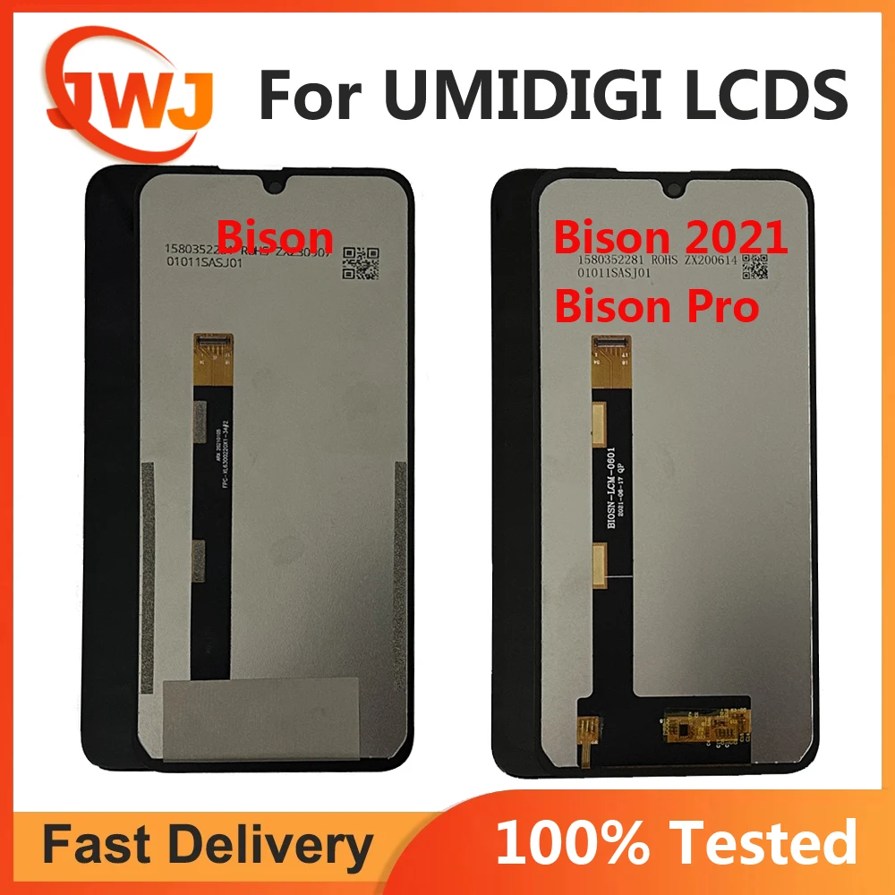 

6.3" Tested For UMIDIGI Bison LCD Display + Touch Screen Digitizer Assembly For UMIDIGI Bison 2021 Bison Pro LCD Screen + Glue