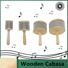 6.5/8.5/11.5/13.5cm Wooden Cabasa Beaded Chain Cylinder Hand Shaker Percussion Wooden Cabasa Musical Instrument Studios
6.5/8.5/11.5/13.5cm Wooden Cabasa Beaded Chain Cylinder Hand Shaker Percussion Wooden Cabasa Musical Instrument Studios