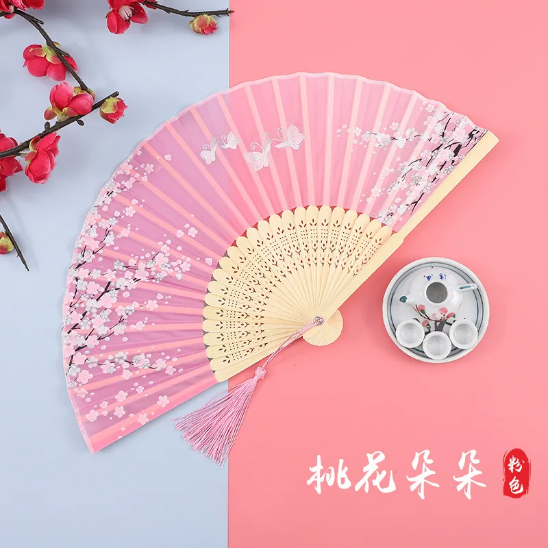 Fan Folding Fan Ancient Chinoiserie Women's Hanfu Cheongsam Dance Children's Students Folding Small Fan In Summer
Fan Folding Fan Ancient Chinoiserie Women's Hanfu Cheongsam Dance Children's Students Folding Small Fan In Summer