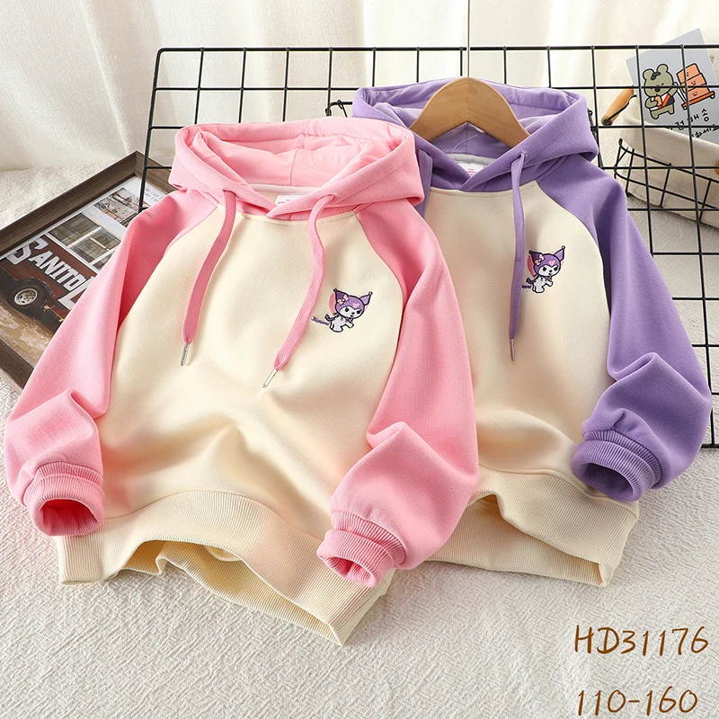 Kawaii Kuromi Sanrio Anime Autumn Winter Children Hoodie Sweet Cute Cartoon Thickness Long Sleeve Jacket Lovely Gifts for Girls
Kawaii Kuromi Sanrio Anime Autumn Winter Children Hoodie Sweet Cute Cartoon Thickness Long Sleeve Jacket Lovely Gifts for Girls
