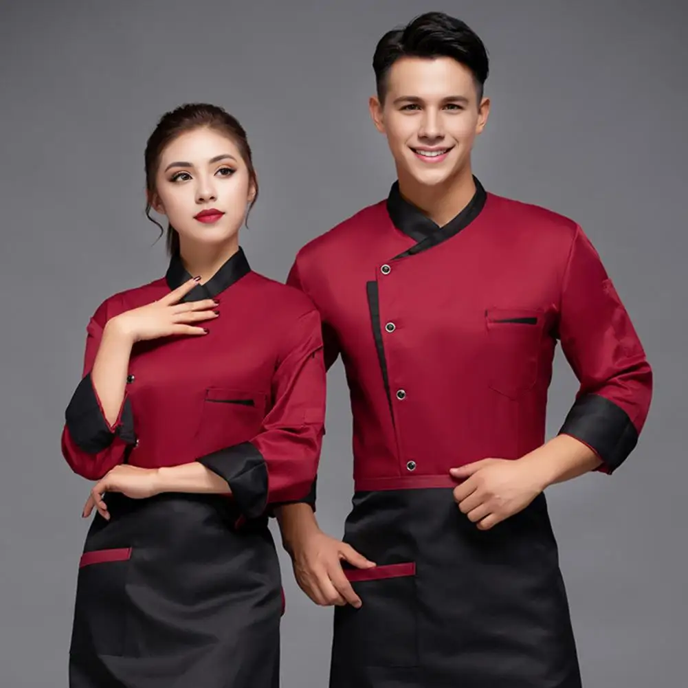 Cook Shirt Stain-resistant Unisex Chef Shirt Stand Collar Short Sleeve Loose Fit Ideal For Kitchen Bakery Restaurant Canteen Top
Cook Shirt Stain-resistant Unisex Chef Shirt Stand Collar Short Sleeve Loose Fit Ideal For Kitchen Bakery Restaurant Canteen Top