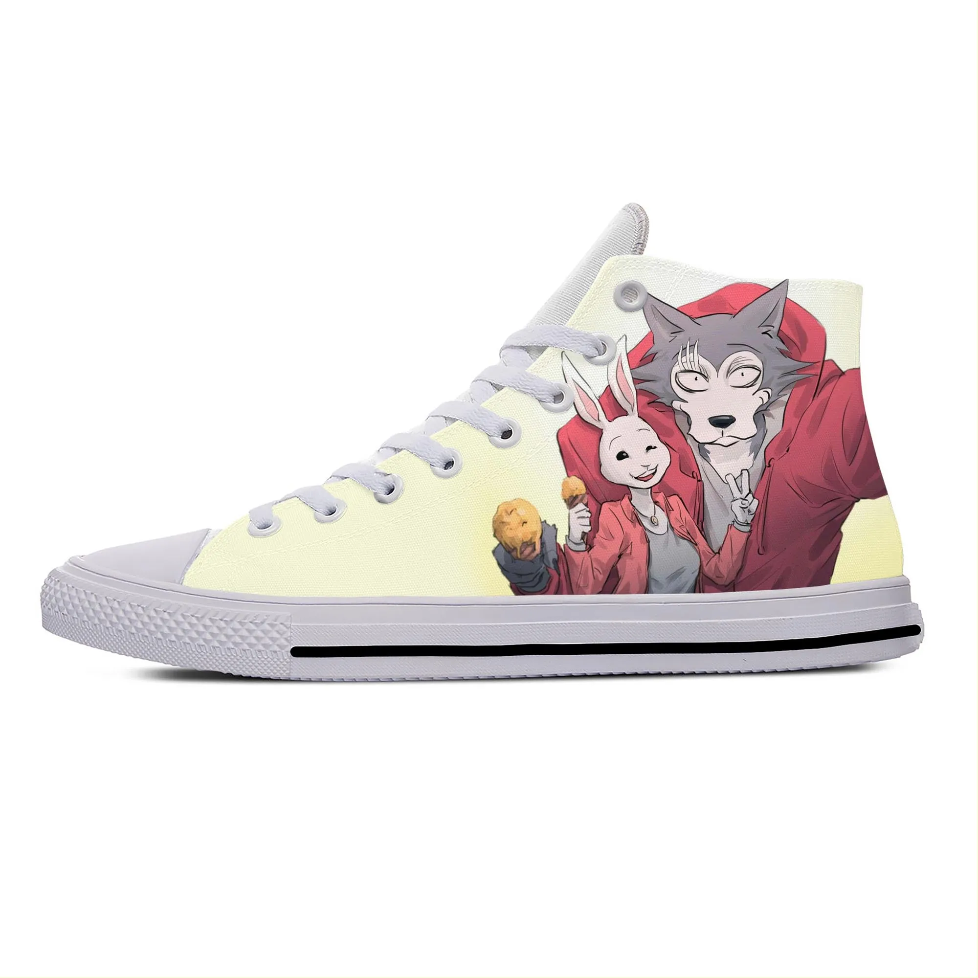 Hot Japanese Anime Manga Cartoon Beastars Legoshi Casual Cloth Shoes High Top Lightweight Breathable 3D Print Men Women Sneakers
Hot Japanese Anime Manga Cartoon Beastars Legoshi Casual Cloth Shoes High Top Lightweight Breathable 3D Print Men Women Sneakers