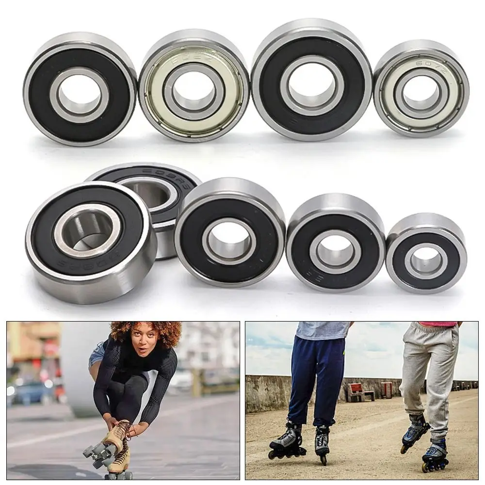 

1Pcs 608ZZ 608RS 609ZZ 609RS Ball Bearing Bearing Steel 6000ZZ 6000RS 6001ZZ 6001RS Roller Skates Scooter Double Shield