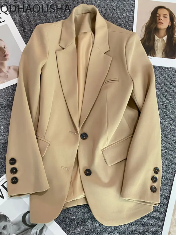

2023 Spring Autumn New Temperament Commuting Blazer Women Advanced Sensible Fried Street Suit Top Coats Jacket Women Clothing