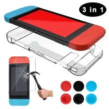 3in1 Joystick Cap Transparent Protective Film for Nintendo Switch Lite Oled Screen Protector Seperated Case for Nintendo Switch
3in1 Joystick Cap Transparent Protective Film for Nintendo Switch Lite Oled Screen Protector Seperated Case for Nintendo Switch