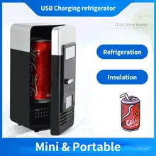 USB Mini Refrigerator Car Vehicle Fridge Soda Cold Cooler Beverage Cooling Portable Insulation Multifunction Small Refrigerator
USB Mini Refrigerator Car Vehicle Fridge Soda Cold Cooler Beverage Cooling Portable Insulation Multifunction Small Refrigerator