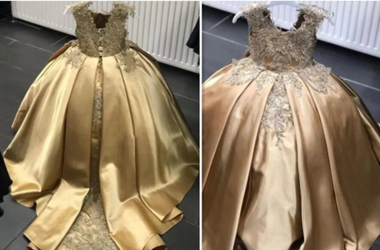 Flower Girl Dresses Princess Ball Gown Pearls Lace Up Child Birthday Gown First Communion Dress Custom Made
Flower Girl Dresses Princess Ball Gown Pearls Lace Up Child Birthday Gown First Communion Dress Custom Made