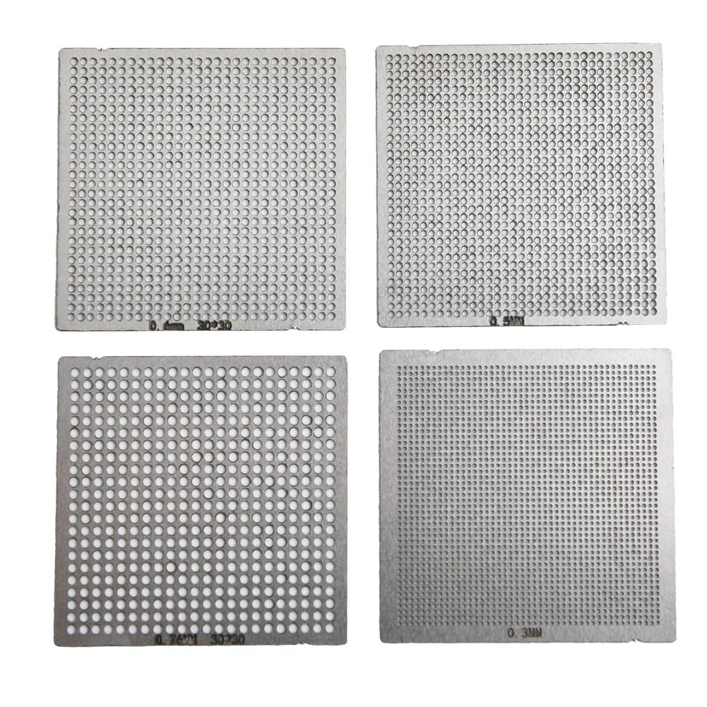 Pack Universal Stencil Directly Heat BGA Reballing Rework Net Parts Kit Reball Rework Steel Accessories Replaces
Pack Universal Stencil Directly Heat BGA Reballing Rework Net Parts Kit Reball Rework Steel Accessories Replaces