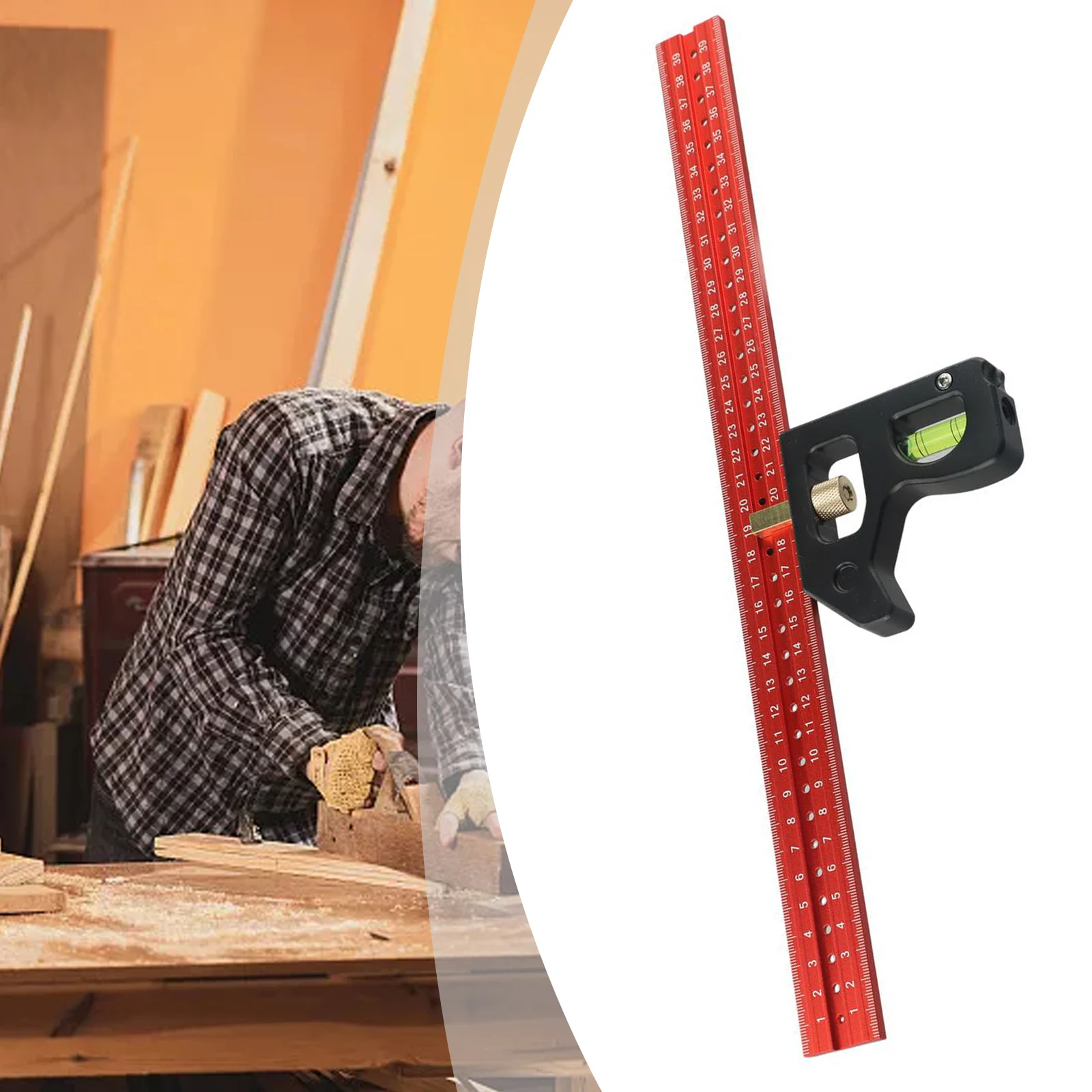 Movable Measuring Angle Ruler 400/300mm Square LongStainless Steel Multifunctional Combination Multiple Sizes Hand Tool
Movable Measuring Angle Ruler 400/300mm Square LongStainless Steel Multifunctional Combination Multiple Sizes Hand Tool