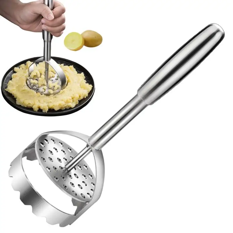 Stainless Steel Potato Masher Durable Household Potatoes Crusher Handheld Fruit Presser Stain Resistant Food Masher Kitchen Tool
Stainless Steel Potato Masher Durable Household Potatoes Crusher Handheld Fruit Presser Stain Resistant Food Masher Kitchen Tool