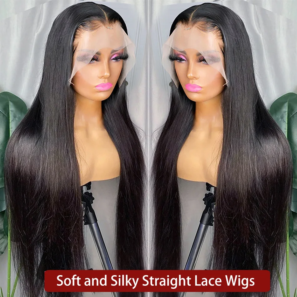 

250 Density 13x4 Human Hair Lace Frontal Wigs Straight Lace Front Wigs Human Hair 4x4 Lace Closure Glueless Wigs Human Hair