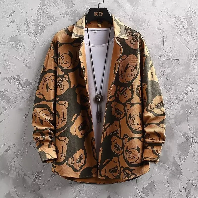 Рубашка с длинным рукавом для мужчин 2024 Модная стильная мужская одежда с оборками и бриллиантами, тонкая куртка и верхняя одежда
Рубашка с длинным рукавом для мужчин 2024 Модная стильная мужская одежда с оборками и бриллиантами, тонкая куртка и верхняя одежда